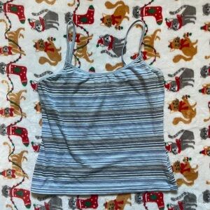 Calvin Klein Blue Striped Tank Top